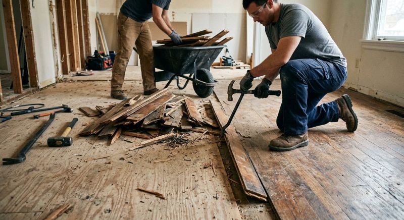 Hardwood Floor Removal in Littleton, CO