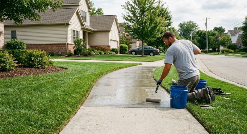Sidewalk Concrete Sealing in Kitsap County, WA