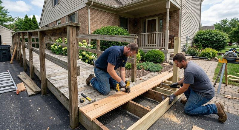 Wood Ramp Repair in Alpharetta, GA
