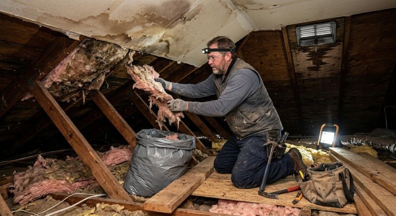 Attic Water Damage Repair in Denver County, CO