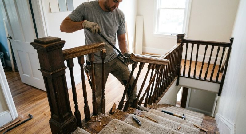 Banister Removal in Santa Rosa, CA