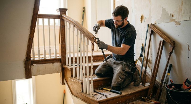 Banister Removal in Alpharetta, GA
