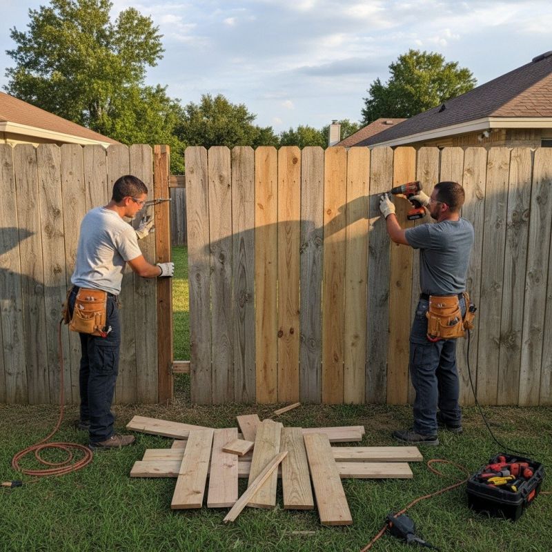 Wood Fence Removal