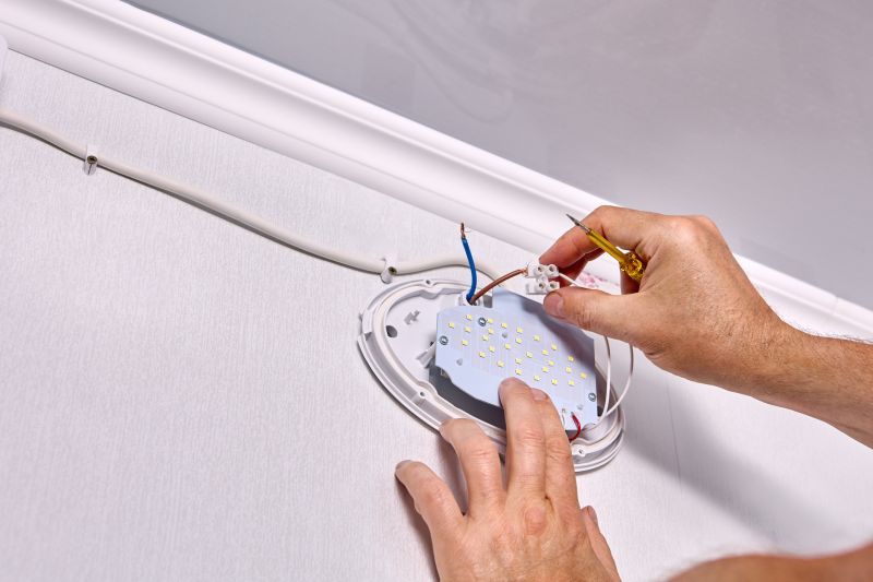 Handyman Installing Fixtures