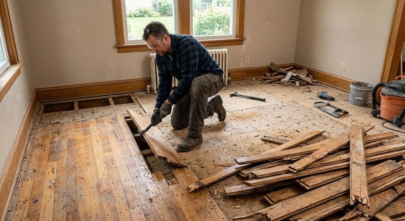 Hardwood Floor Removal in Denver County, CO