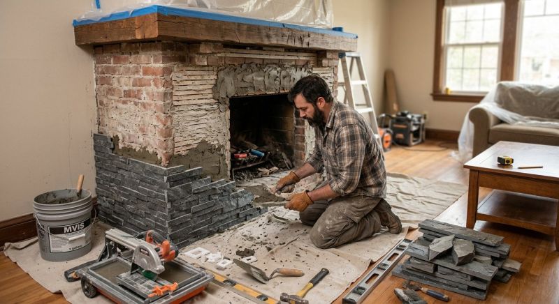 Hearth Installation in Katy, TX