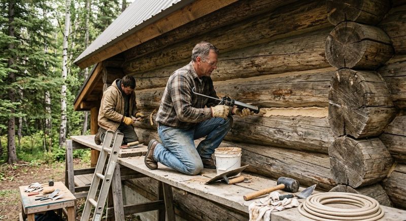 Log Home Repair in Charleston, SC