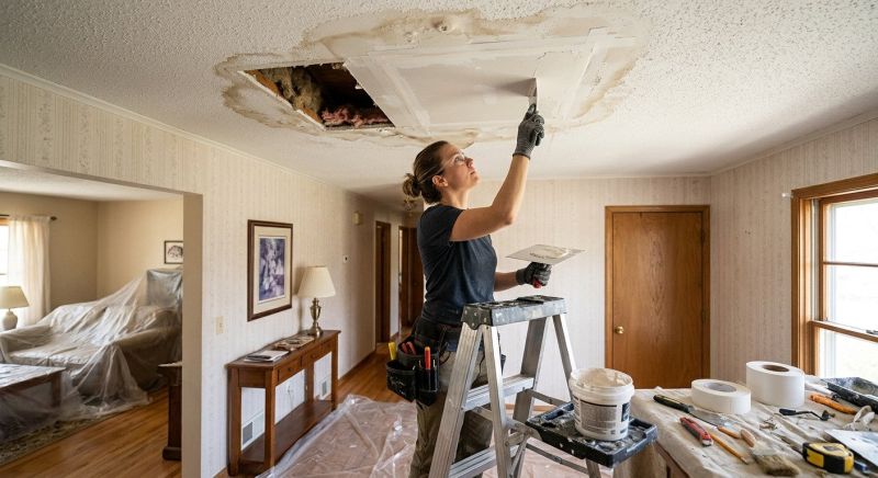 Water Damage Ceiling Repair in Alpharetta, GA