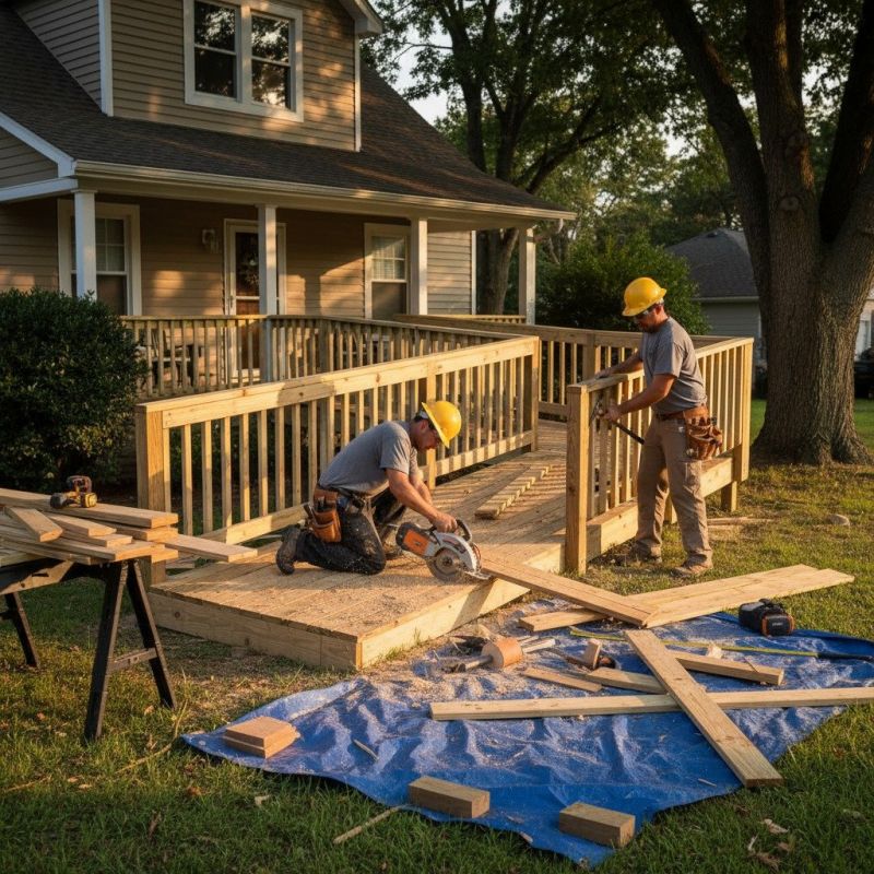 Wood Ramp Repair in Conroe, TX