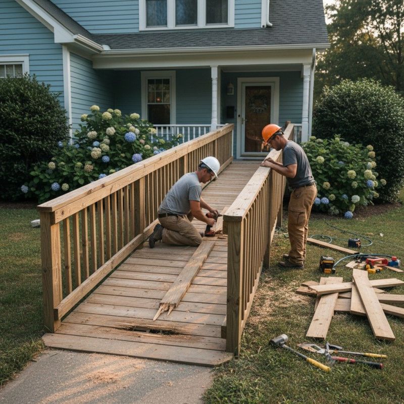 Wood Ramp Repair in Denver County, CO
