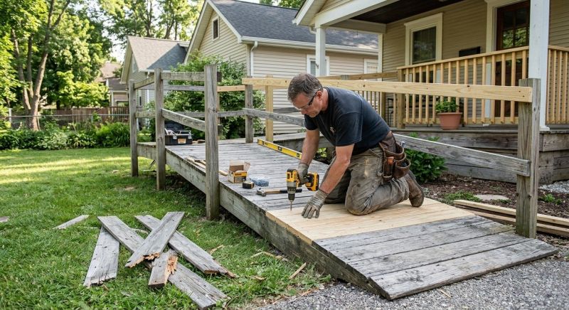 Wood Ramp Repair in Denver County, CO